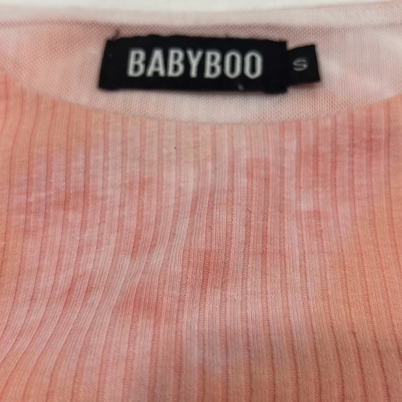 Baby Boo Pink Tie Dye Mini Dress - Picture 5 of 8